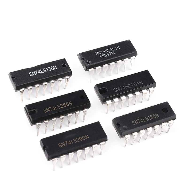 直插SN74HC164 393N SN74LS136 266N 290P芯片集成 IC 封装DIP-14