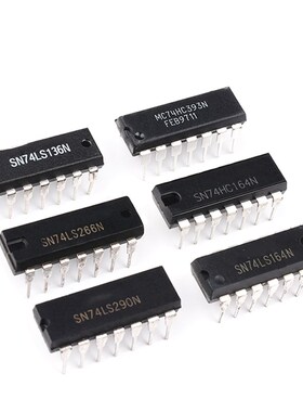直插SN74HC164 393N SN74LS136 266N 290P芯片集成 IC 封装DIP-14