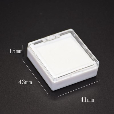 首饰收纳盒翻盖戒面盒彩宝小盒子珠宝裸钻盒亚克力透明盒珠宝道具