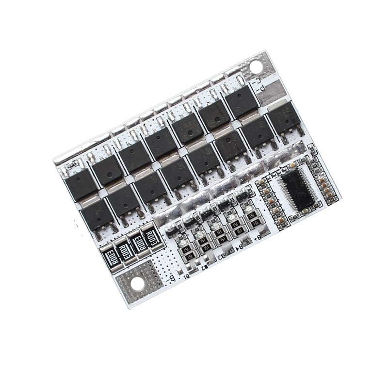 3/4/5串聚合物锂电池/磷酸铁锂电池充电放电保护板12V 100A带均衡