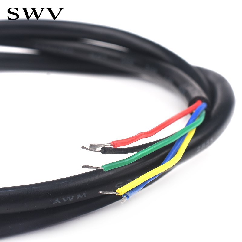 936恒温电烙铁 耐高温 PVC全铜线 烙铁配件手柄线 焊台手柄五芯线