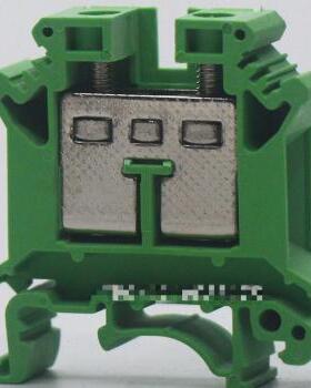 新品50片导轨式件电压端子UK16N接线端子台UK-16N16MM平方灰色