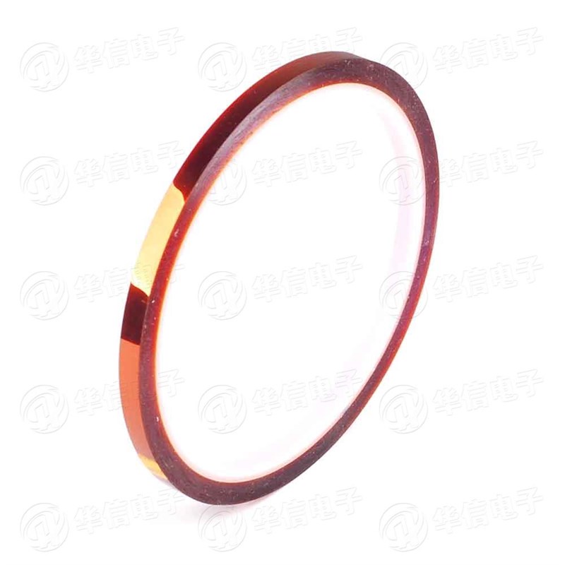 2/3/5/8/10/20/50mm 金手指胶带 茶色高温胶带 聚酰亚胺胶带b