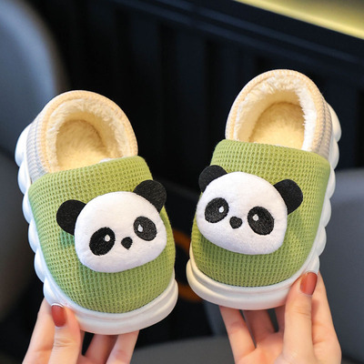 卡通可爱儿童秋冬季防滑保暖棉鞋