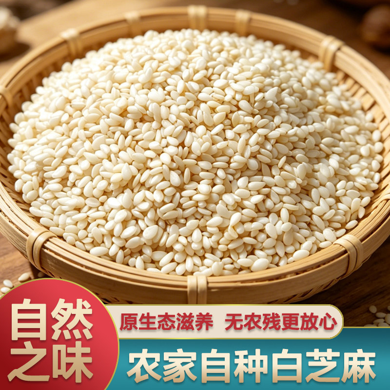 2026年特级生去皮白芝麻新货免洗