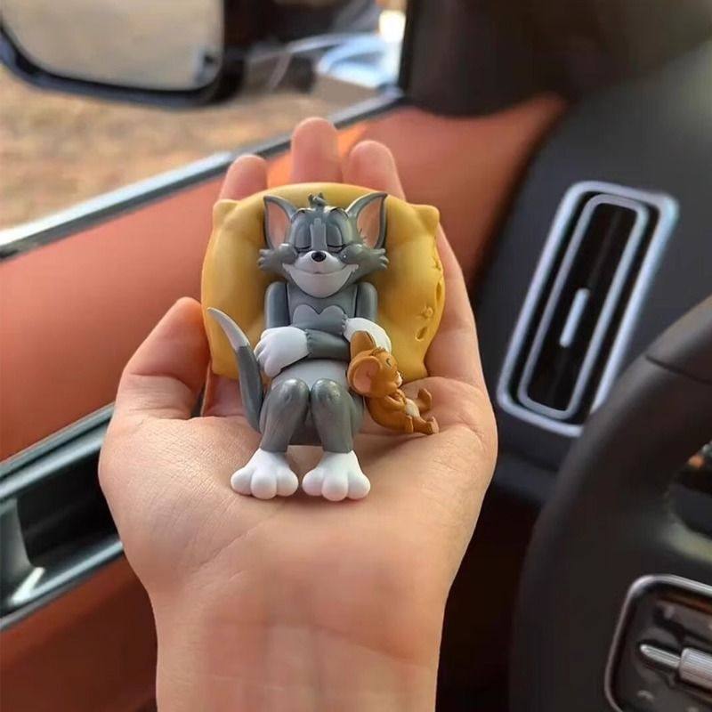 猫和老鼠汽车摆件装饰可爱汤姆杰瑞卡通手办小玩偶摆件女车内饰品,汽车用品/电子/清洗/改装,摆件,淘宝优惠券,粉丝福利购,淘宝优惠卷