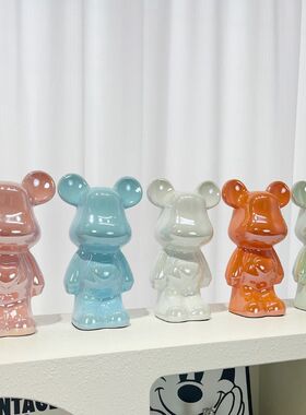 轻奢网红款暴力熊摆件家居饰品客厅酒柜电视柜装饰乔迁新居礼品