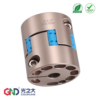 光之大GFJC铝合金刚性梅花联轴器丝杆步进伺服电机扭矩MMJCN 连