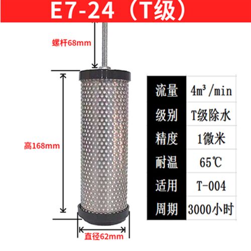 空压机高精密过滤器滤芯E5-24 E7-24 E9-24压缩空气除水除油除尘