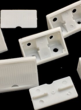 加大加厚塑料带盖角码 家具90度直角橱柜白色尼龙角码连接件配件