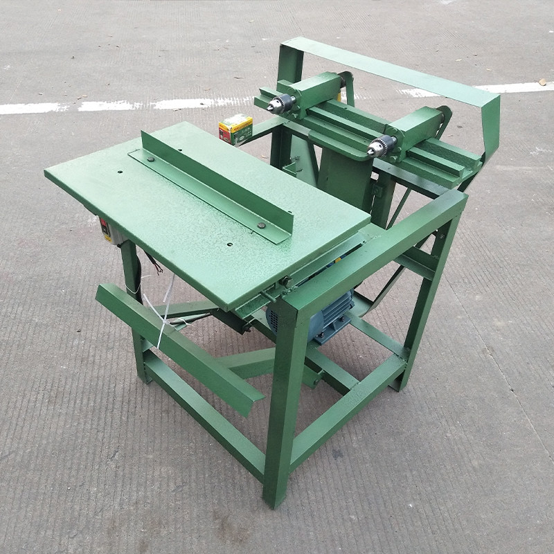 木工机械简易款卧式水平单头双头四头钻孔机打眼机打孔机侧面钻孔