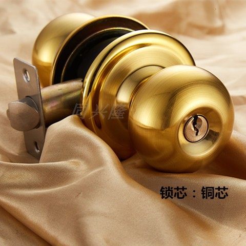 包邮金色球形锁室内门锁木门锁简约房门圆锁卫生间洗手间球型把手,个性定制/设计服务/DIY,明信片定制,淘宝优惠券,粉丝福利购,淘宝优惠卷