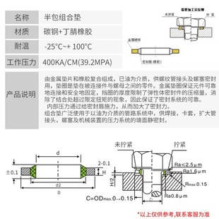 JB982 77组合垫圈垫片密封圈高压油管组合密封垫圈O型圈骨架油封
