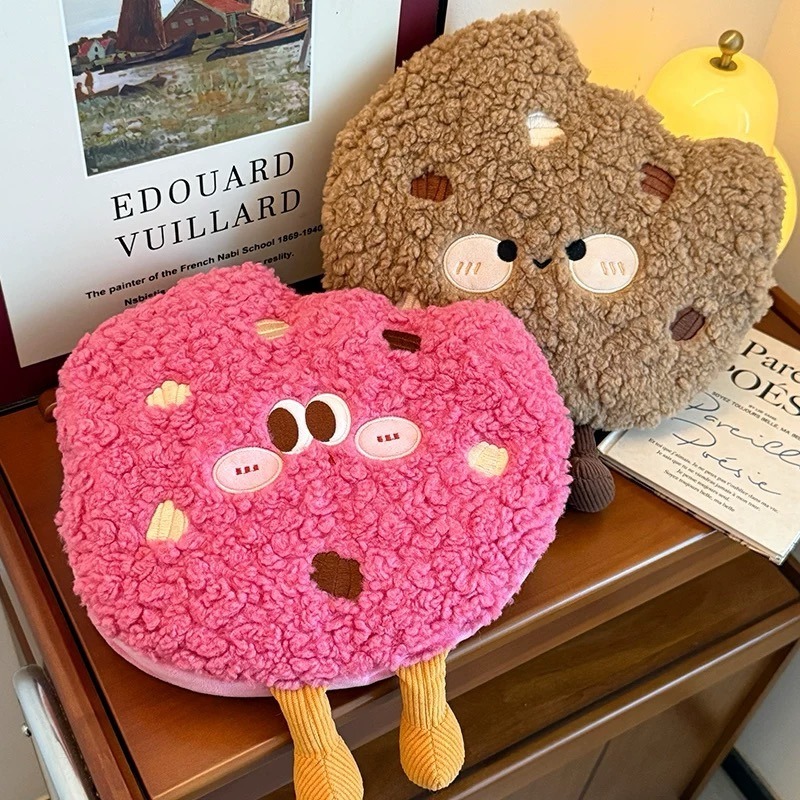 可爱卡通毛绒热水袋冬季充电款创意搞怪表情包挂件情侣暖手宝