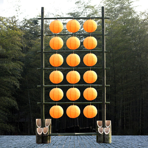 中式古风灯笼架道具装饰