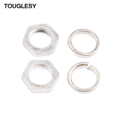 PBS-110小型圆形按钮 2脚自复位自锁点动电源按通按键开关铜脚7MM