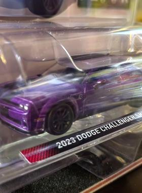绿光 1:64 2023 道奇挑战者 地狱猫越狱版炫魅紫色 68070A