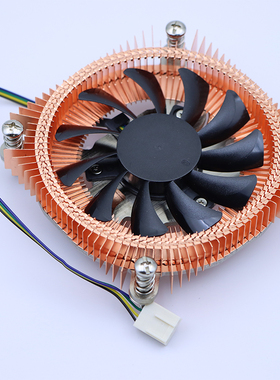 联达直销纯铜LGA115X CPU散热风扇静音18.5mm可适配扩孔1700风扇