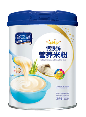 谷之罐加铁米粉4罐装6-36月宝宝