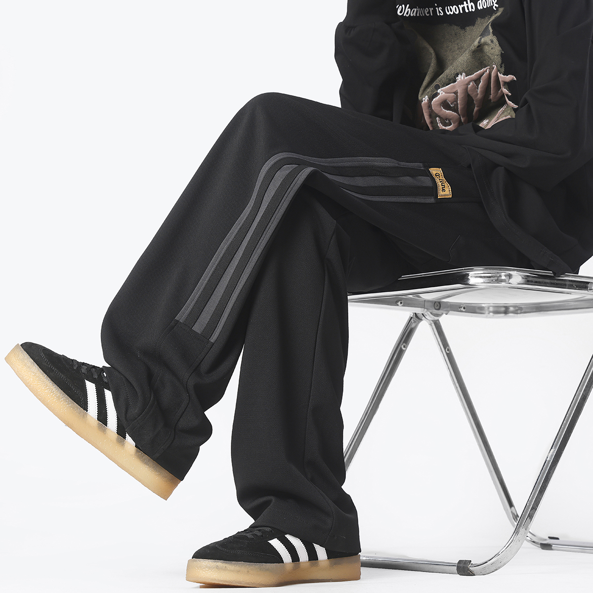 休闲美式vibe运动卫裤