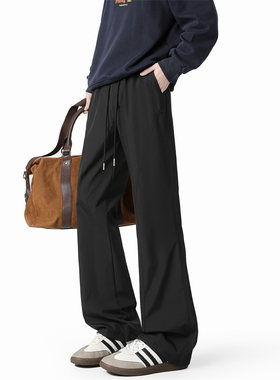 WAALEVANA冰丝微喇cleanfit休闲空调裤夏季薄款速干三防冲锋长裤