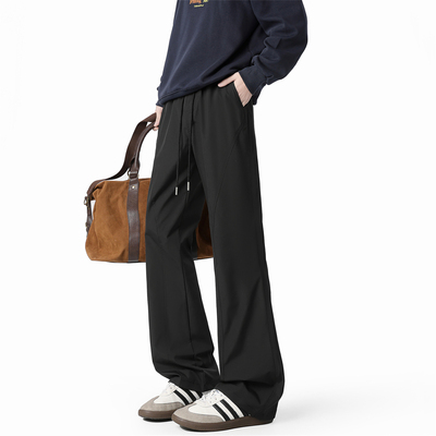 WAALEVANA冰丝微喇cleanfit休闲空调裤夏季薄款速干三防冲锋长裤