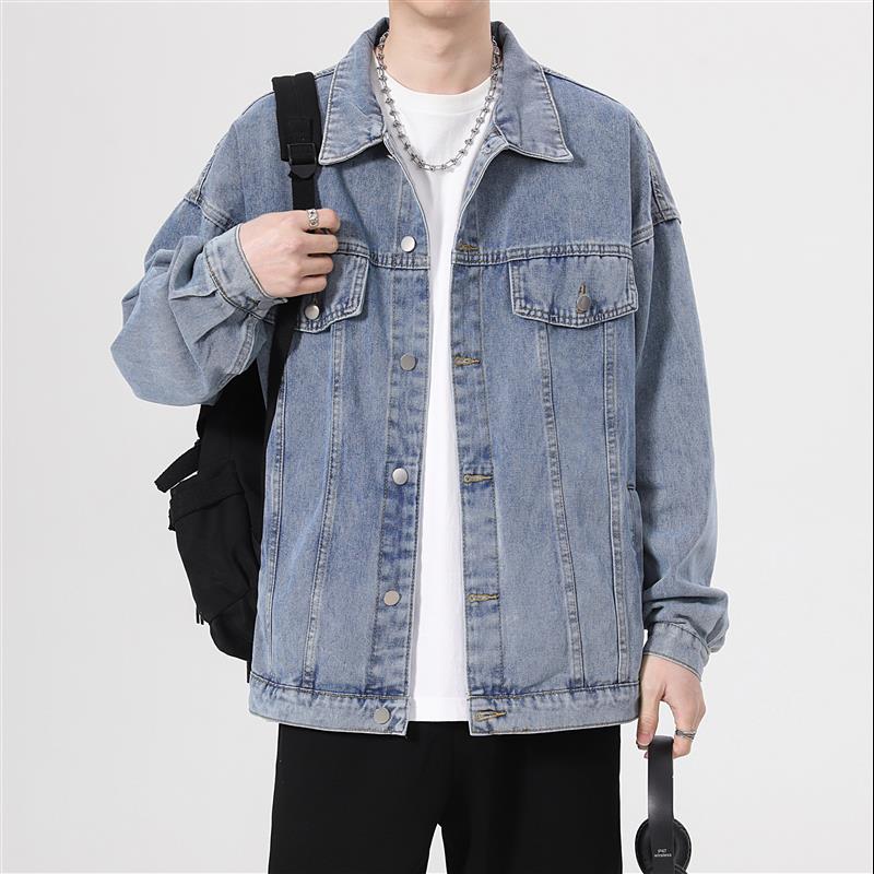 WAALEVANA旧水洗工装牛仔夹克