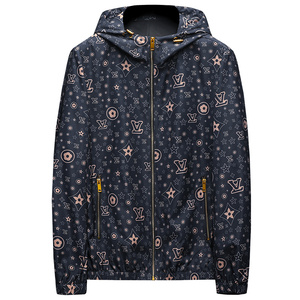 2023春季新款 男士休闲百搭连帽夹克 8013 M-5XL F225 （沙发图）图片
