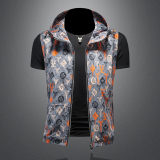 新款男士连帽马甲背心M-5XL钱塘6026-9012-P145（镂空图），男装背心/马甲，钱塘6026