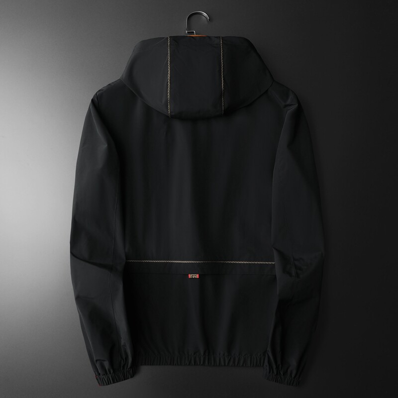 2023年春款新款男士休闲百搭连帽夹克8078M-5XL,男装夹克,钱塘6026