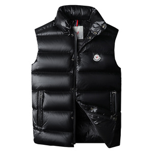 90白鸭绒立领羽绒马甲  黑/绿   M0951 P220 M-5XL （图形已注册图片