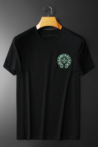 2024年新款 双丝光棉短袖T恤 8816-P80 M-5XL 白色图片