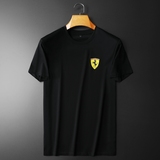 2025年新款双丝光棉短袖T恤男6632-P80M-5XL白色，男装T恤，钱塘6026