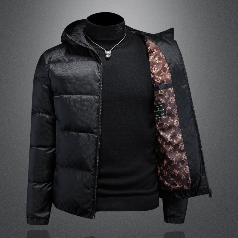 2025冬装新款连帽羽绒服男M-5XL钱塘6026-Y9020-P300（镂空图,男装羽绒服,钱塘6026