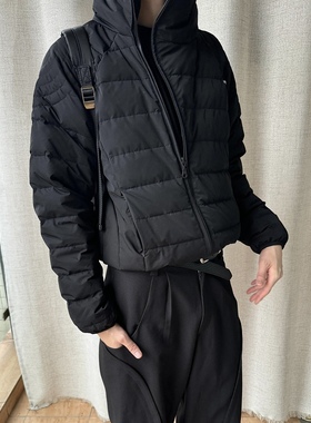 AMBSOM DOWN JACKET 岩螺排骨羽绒服 轻量化 90白鸭绒 面罩帽型