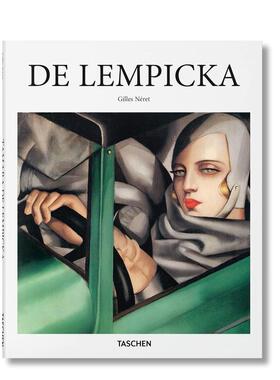 【现货】de Lempicka [基础艺术]德·兰姆皮卡 装饰艺术书籍绘画艺术书籍作品集进口原版图书[TASCHEN]包邮
