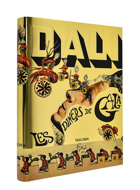 TASCHEN Dali. Les Diners de Gala达利的食谱 达利大师绘画艺术书籍 画册画集作品集 进口原版图书