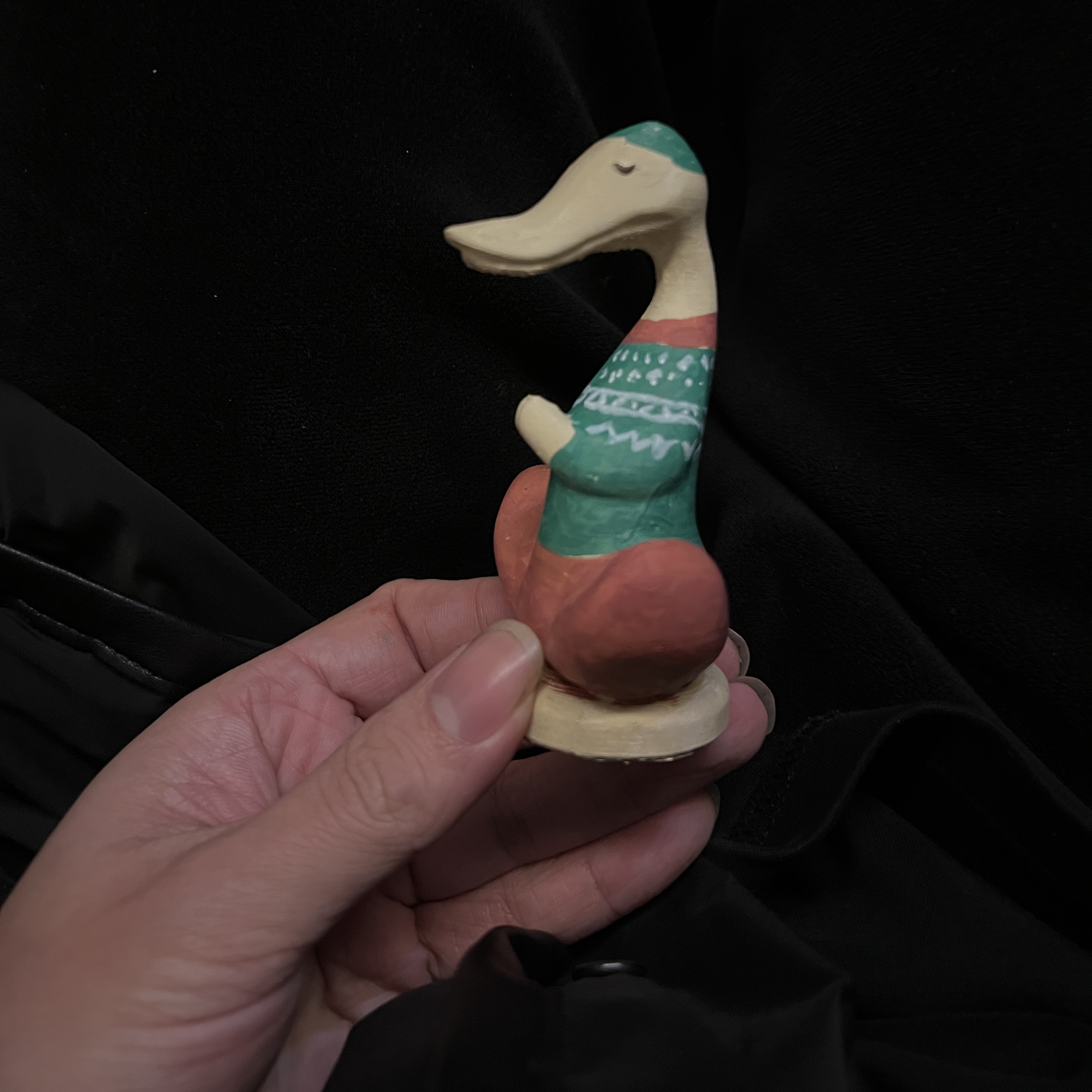 隐者鸭枭起青壤聂九罗同款陶瓷摆件DIY套装