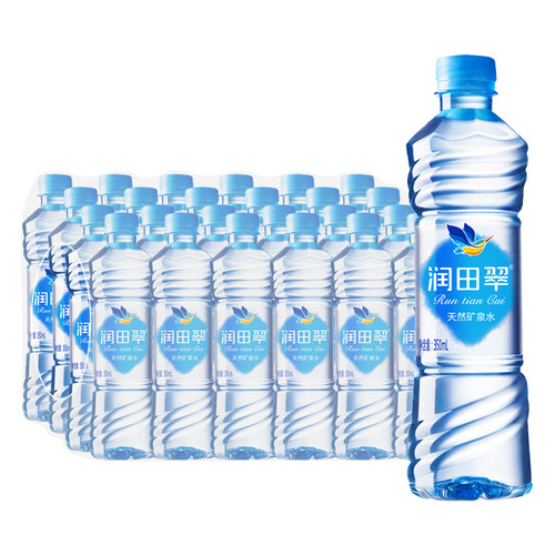 润田翠天然矿泉水350ml*24瓶整箱包邮小瓶装水特批价500ml1.5L