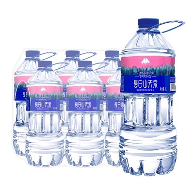长白山天泉偏硅酸天然矿泉水3L*6瓶整箱泉阳泉产家庭大瓶饮用水
