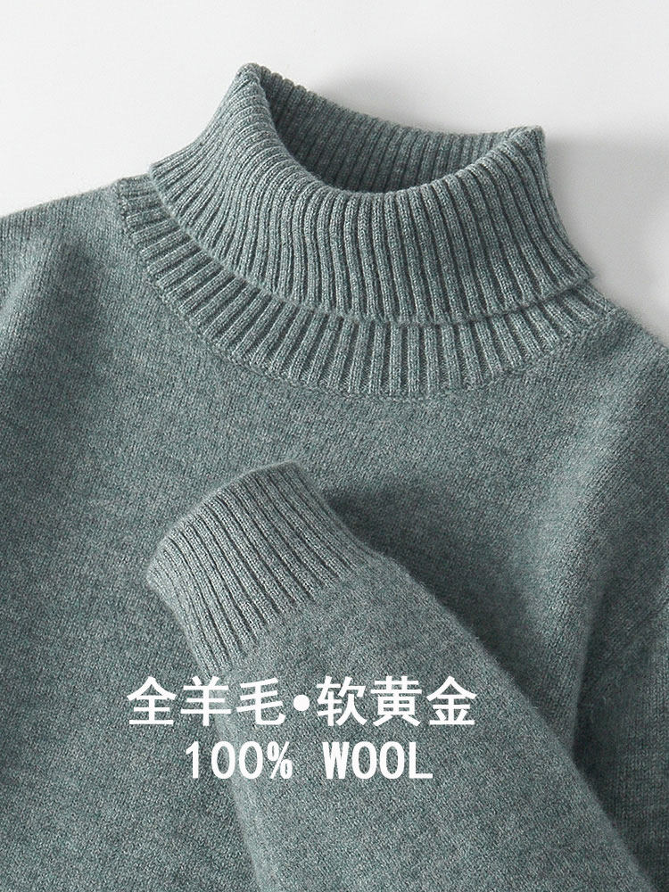 2025新款冬季加厚保暖100%纯羊毛衫男士高领套头毛衣针织打底衫,男装,针织衫/毛衣,淘宝优惠券,粉丝福利购,淘宝优惠卷