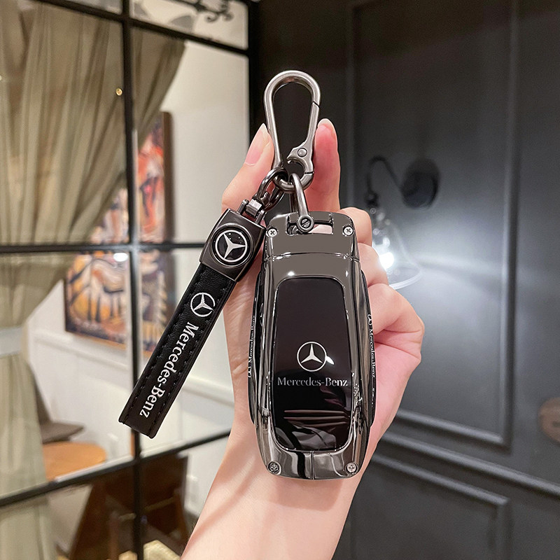 2022款奔驰GLC300L钥匙套20-22款GLC260L汽车专用新款简约包壳扣