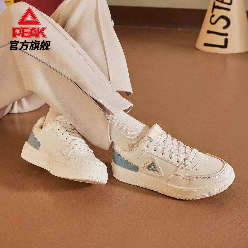 匹克空军一号板鞋女鞋春季新款女士厚底休闲小白鞋百搭轻便运动鞋