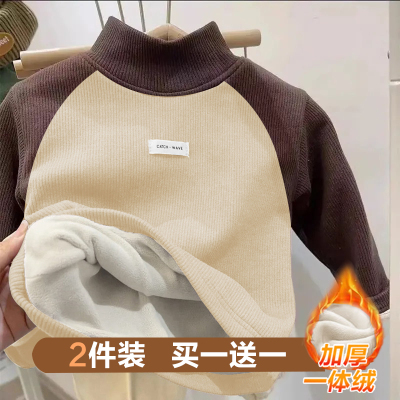 男童女童新款德绒打底衫
