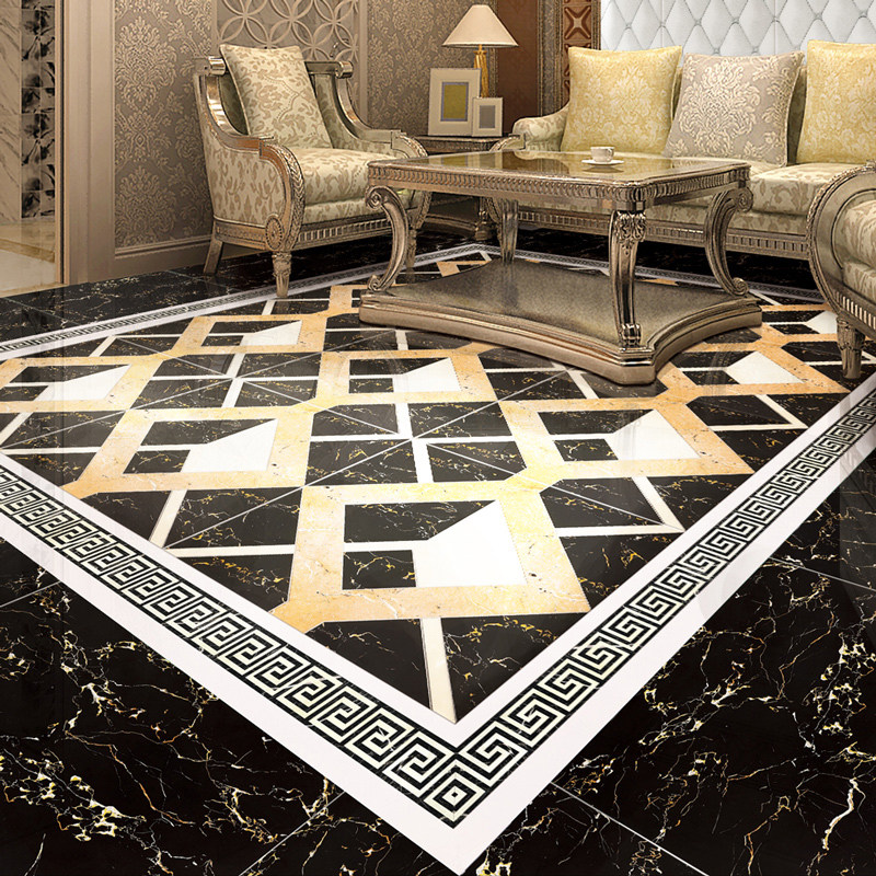 瓷砖波导线地贴客厅走廊过道地面装饰地板贴纸腰线贴防水耐磨自粘