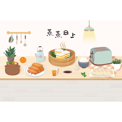 静电防水加厚耐高温防油贴纸厨房
