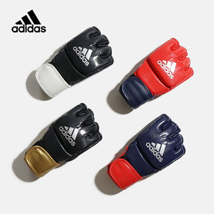 adidas阿迪达斯半指拳套MMA格斗UFC搏击打沙包袋训练分指拳击手套