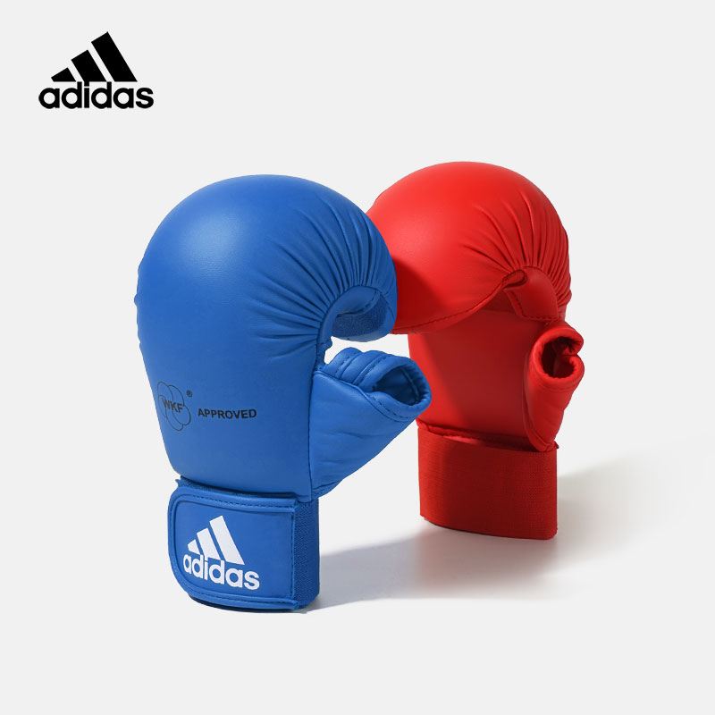 adidas阿迪达斯wkf空手道拳套