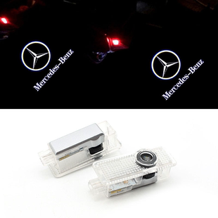 LED氛围灯适用于奔驰CLS CLA迎宾灯镭射高清投影车门logo灯2支装