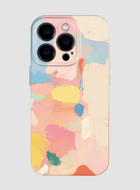 红霞墨彩Phone16苹果15原创14promax手机壳艺术生13mini小众艺术12创意耐脏xr适用nova14华为小米15pro手机套